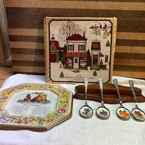 Vintage Avon hospitality suite recipe plate